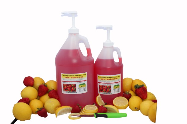 Lauren's Strawberry Syrup ( choose Size)